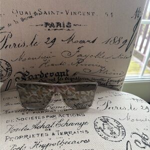 Michael Kors Black and Silver Geometric Sunglasses